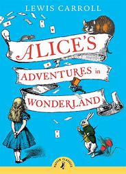 Alice's Adventures in Wonderland Book Cover by Lewis Carroll